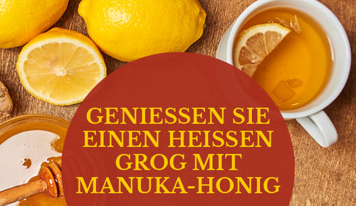 Ingwer-Zitronen-Tee mit Manuka Honig
