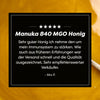 840 MGO Manuka Honig Erfahrung