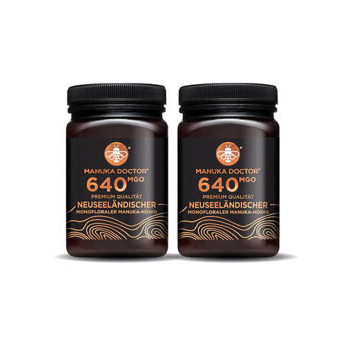2 x 640 MGO Manuka Honig 500g