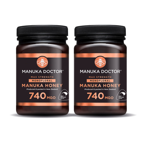2 x 740 MGO Manuka Honig 500g